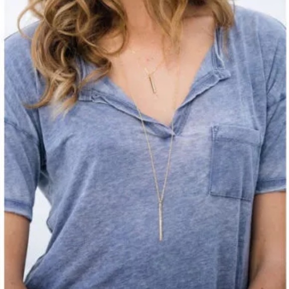 MORE COMING Gold Plated Double Layer Necklace - Picture 4 of 8